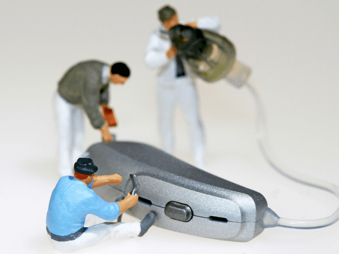 reparación de audífono
